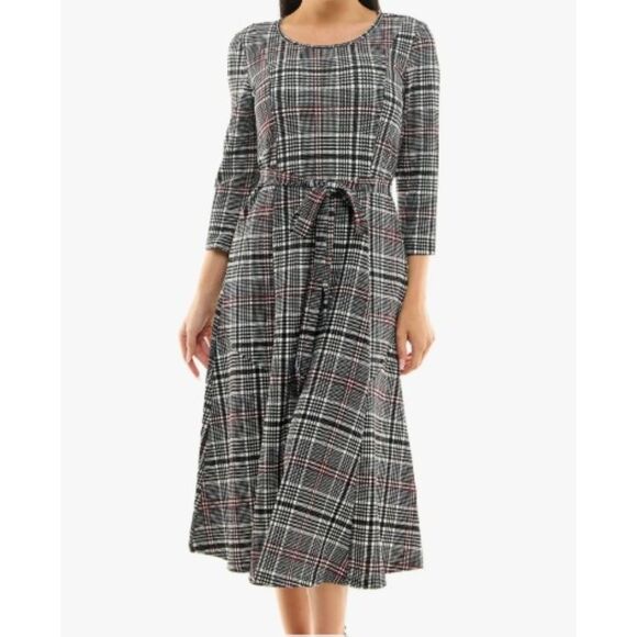 Scoop Neck Jersey Midi Dress - NWT - Picture 1 of 3